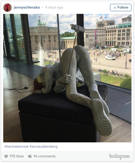 #berlinbiennial #annauddenberg 图片：ViaInstagram， @jennyschlenzka