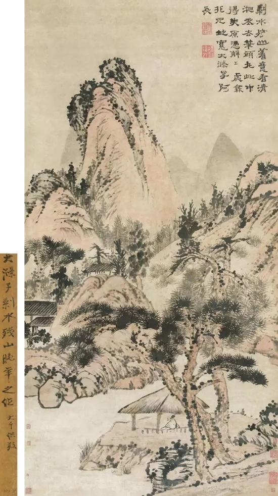 LOT1517 石涛《剩水残山》，成交价：4657.5万元