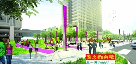 &nbsp;&nbsp;&nbsp;&nbsp;保利金融大都汇园林设计效果图。