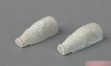 所出土的滑石猪 陪葬品