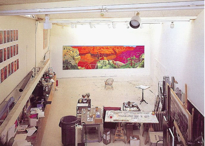 大卫·霍克尼，（1937年-），英国画家。