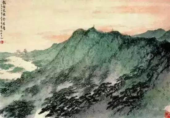 王健林800万买下傅抱石的代表作《龙盘虎踞》