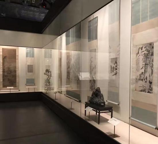 故宫武英殿“四僧展”现场 &nbsp;