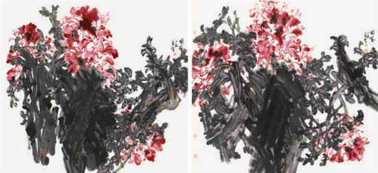 《国风》&nbsp;&nbsp;180cm×180cm×2 &nbsp;2014年