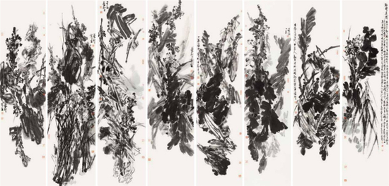 《野花通情》240cm×60cm×8 &nbsp;2012年