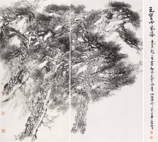 《元宝山风姿》&nbsp;&nbsp;240cm×260cm&nbsp;&nbsp;2010年