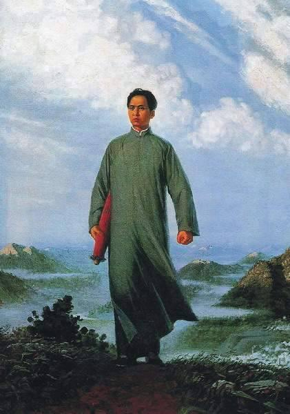 刘春华1967年画的《毛主席去安源》，这张作品单张彩色印刷数量累计达9亿多张，被认为是“世界上印数最多的一张油画”。