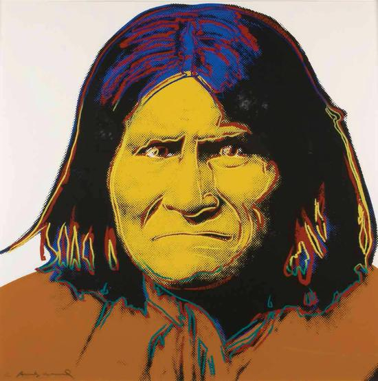 ANDY WARHOL 杰罗尼莫Geronimo 1986 36” x 36”