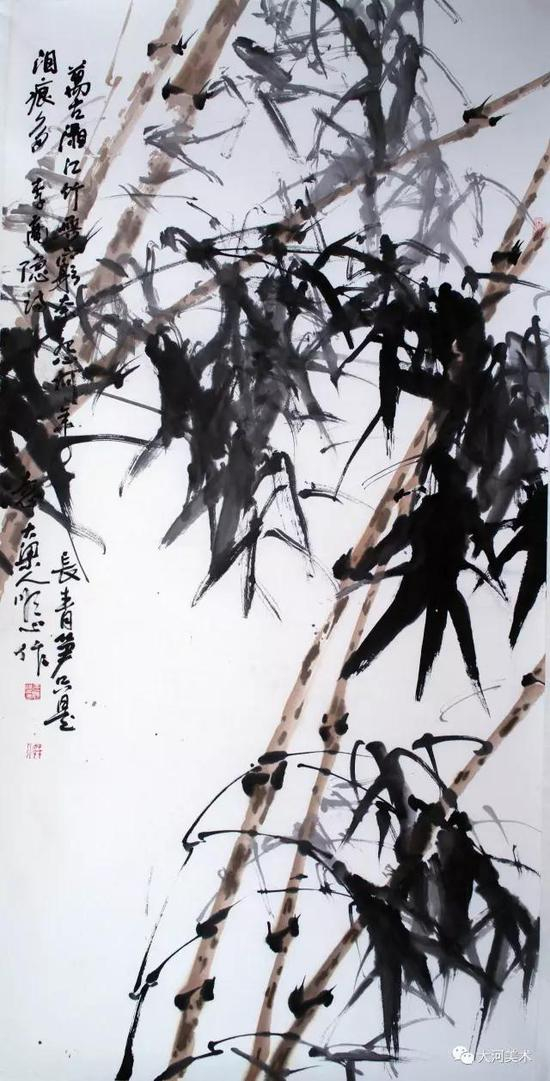 王顺心《万古湘江竹》
