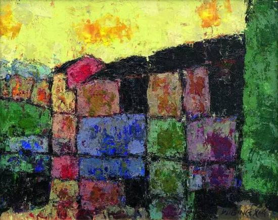 《风景一》&nbsp;夏予冰&nbsp;油画49cm×39cm