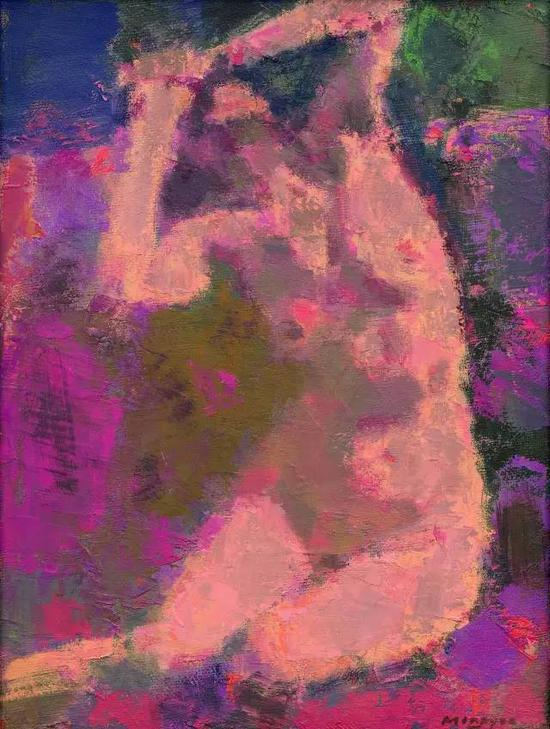 《人体》&nbsp;许明耀&nbsp;油画23cm×31cm