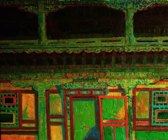 《一角》&nbsp;何小薇&nbsp;油画48cmx40cm