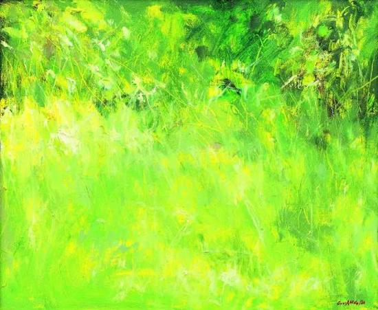 《野趣》&nbsp; 方广弘&nbsp; 油画50cm×60cm