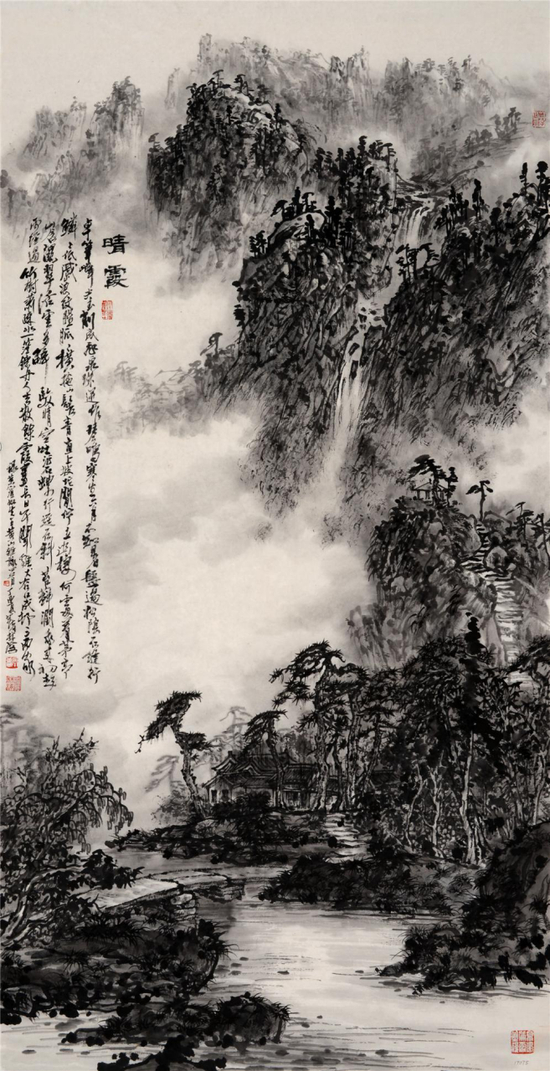《晴霞》&nbsp;138x70cm