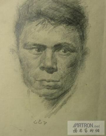 徐唯辛在高考前（1975年）的素描