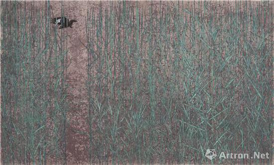 　　高开心 《烟鸟栖初定》 195x116cm &nbsp;2016 导教师：姜怡翔、麻元彬、刘英、李君明、焦永峰