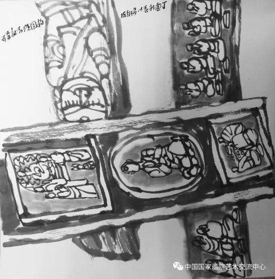 《 课徒稿之具象9&nbsp;》&nbsp;&nbsp;42cm×42cm &nbsp;2017年