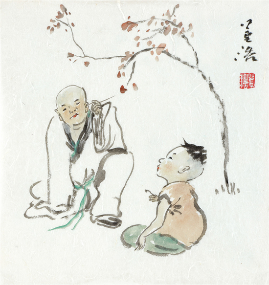 《学相》 35cm×35cm