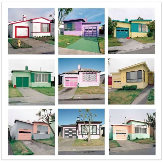Jeff Brouws《FPHgrid， Daly City， CA 1991》。图片：致谢Robert Mann Gallery（旧金山）