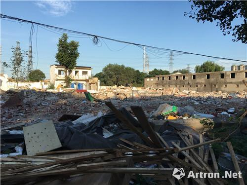 艾荷华艺术区右边已经成为废墟