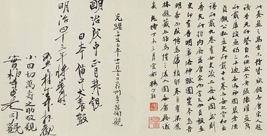 佛利尔美术馆藏《洛神赋图》题跋