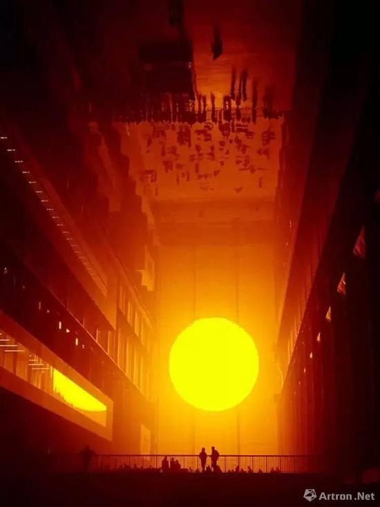 奥拉维尔。埃利亚松 《气象计划》 泰特当代美术馆展出 2003年