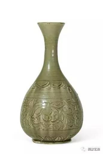 元 耀州窑刻花玉壶春瓶 成交价：920，000元北京保利 2017十二周年春季拍卖会
