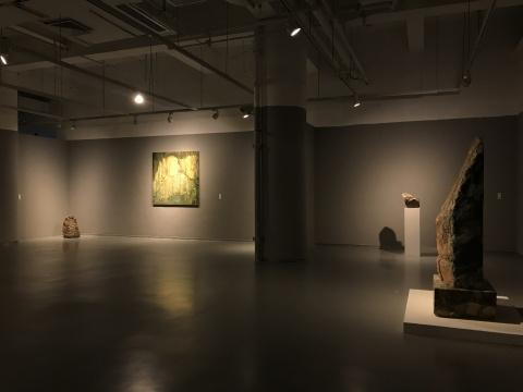 尹朝阳作品展览现场