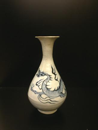 元青花龙纹玉壶春瓶