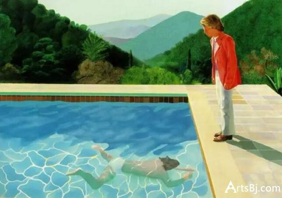Portrait of an Artist （Pool with Two Figures）， &nbsp;1971