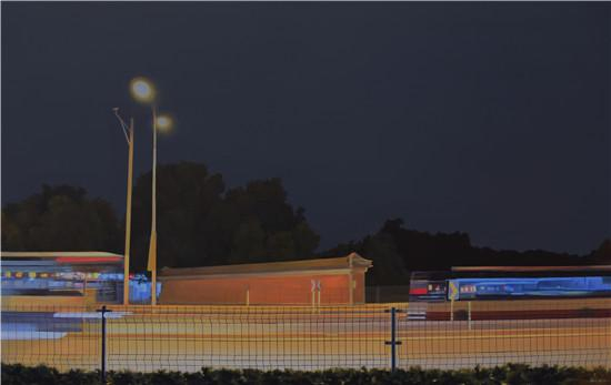 城之光NO21、布面油画、110X170cm、2016