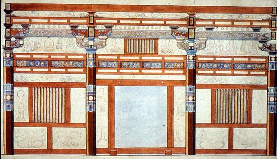 唐代建筑彩画：历史中的浓墨重彩_手机新浪网