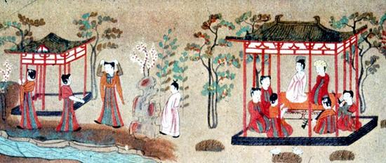唐代建筑彩画：历史中的浓墨重彩_手机新浪网