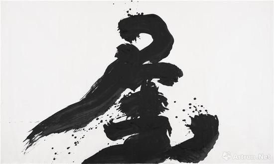 《属》 146X243CM 墨、和纸