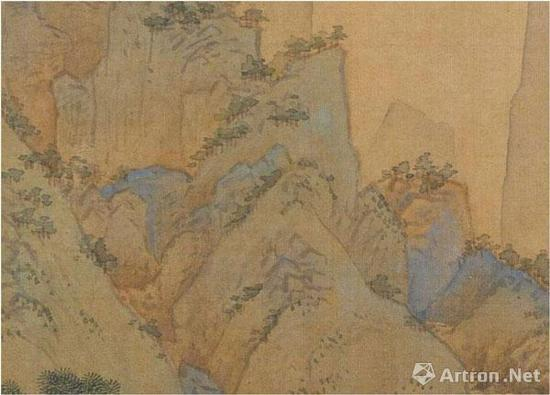 轻浅的仇英《人物故事图》“高山流水”