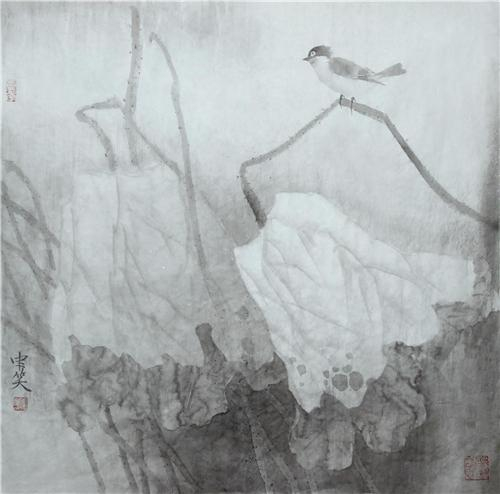 《仲中晓小品》68×68cm