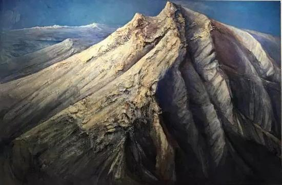 神圣山水—昆仑精神 200x300cm &nbsp;2012-2014年