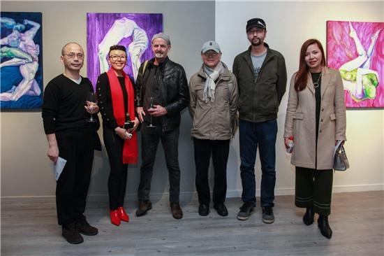 开幕嘉宾：燕飞翔（中国）张黛妮（艺术家）DAVID（艺术家）孙燕平（艺术家）陈君达（明圆美术馆执行馆长）陈梦倩女士