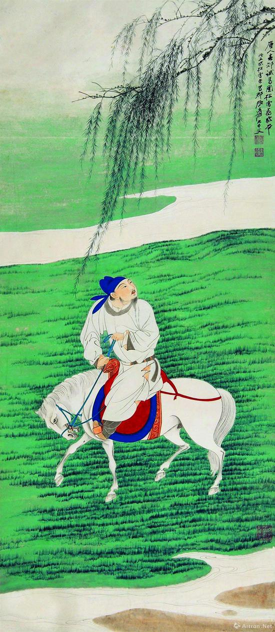 《春郊试马图》，成交价806万元