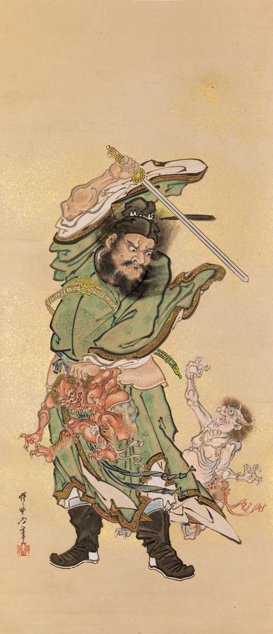 传统日本画最后的大家，伦敦展河锅晓斋_手机新浪网