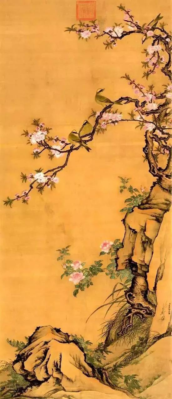 名画里的桃花:桃之夭夭 灼灼其华|佚名|恽寿平|咏春|王武|沈铨_手机新浪网