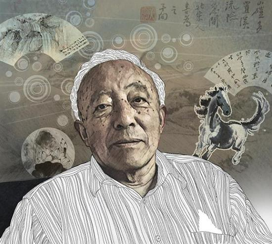 王中秀像&nbsp;&nbsp;&nbsp;&nbsp;&nbsp;&nbsp;&nbsp;澎湃新闻 蒋立冬绘