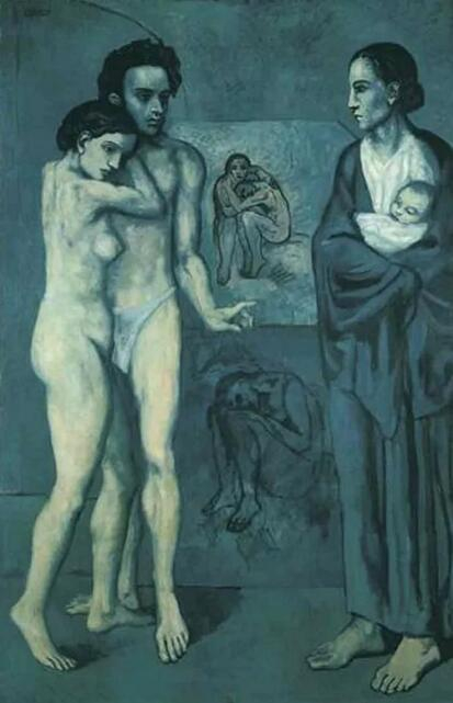 《生命》，197&nbsp;× 127.3 cm，布面油画