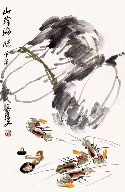 山珍海味 67×44cm 2014年