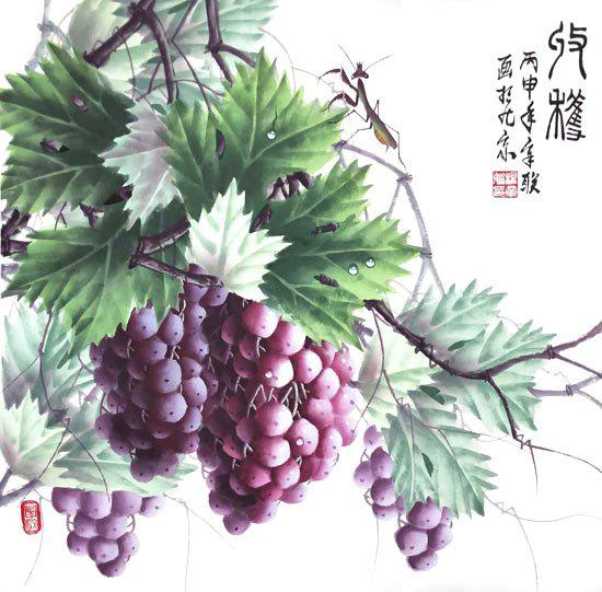 杨章联：收获 68×68cm 2016年