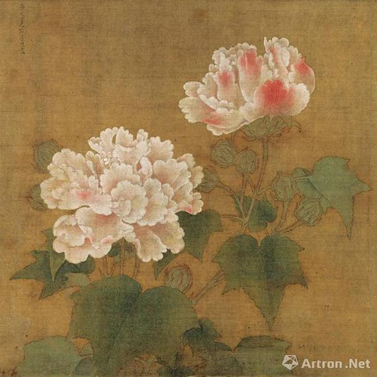 [南宋]&nbsp;李迪&nbsp; 红芙蓉图&nbsp; 东京国立博物馆藏