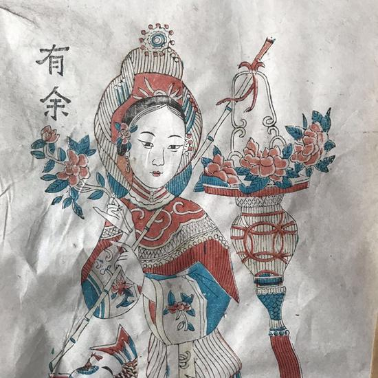杨家埠年画局部