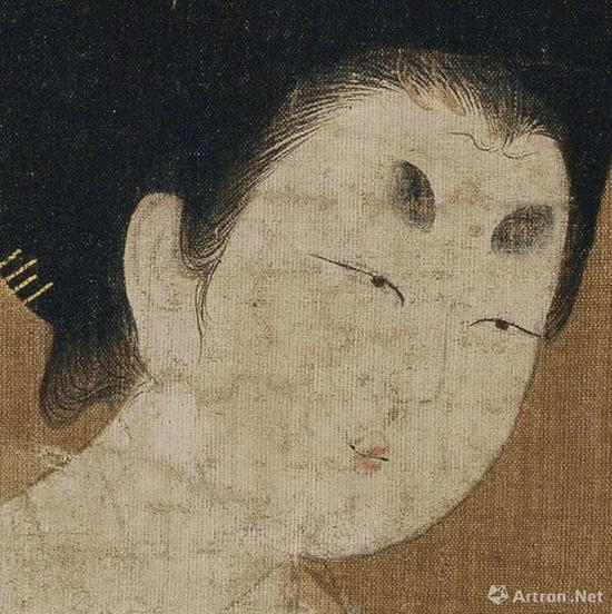 [唐]&nbsp;周昉 簪花仕女图（局部）