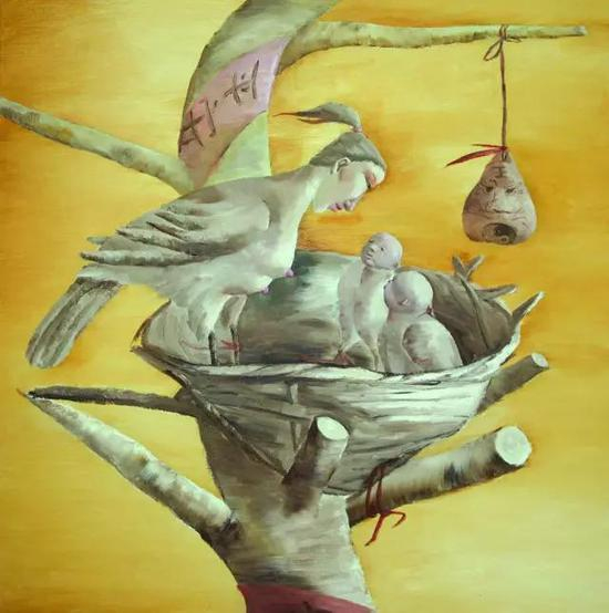 家园 油画 2009年12月