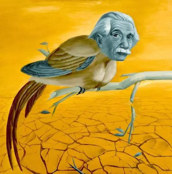 无奈 油画 2009年9月